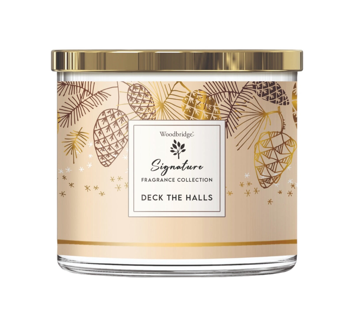 Woodbridge Deck The Halls Tumbler Jar Candle Signature Fragrance Collection 10cm