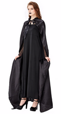 Ladies Halloween Vampire Witch Dark Queen Costume Elaborate Dress Size 10-12