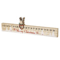 Wooden Merry Christmas Childrens Advent Daily Countdown Calendar Reindeer 40cm