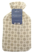Choice 3 Designs Funky Snuggly Hot Water Bottle with Soft Fleece Appliqué Cover