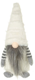 Choice of 2 Cute Christmas Freestanding Santa Gonks with White Hats 30cmTall