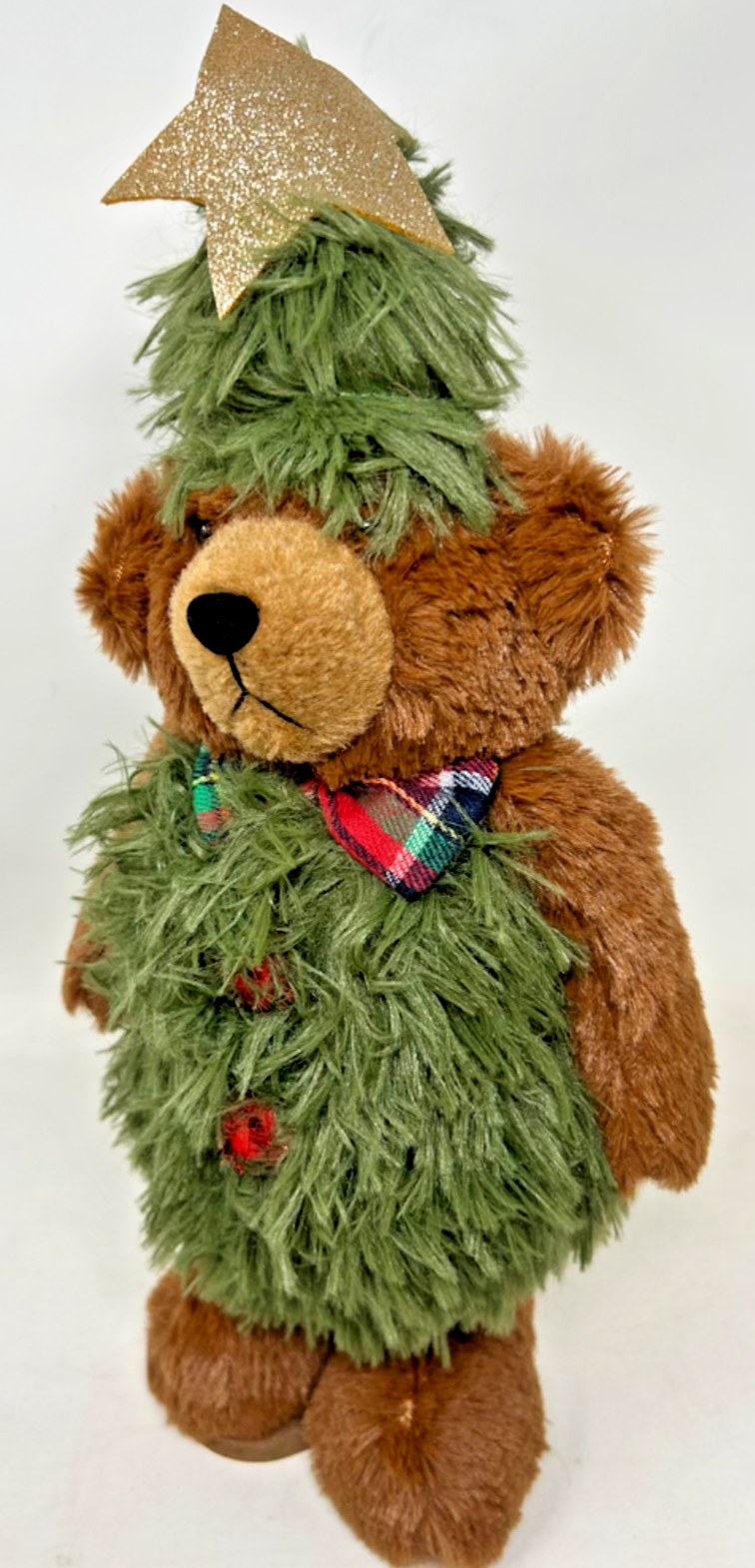 Choice 2 Designs Standing or Sitting Teddy Bear with a Gold Star Plush Supersoft
