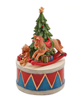 Musical Christmas Gift Carousel Merry Go Round 15cm We Wish You a Merry Xmas