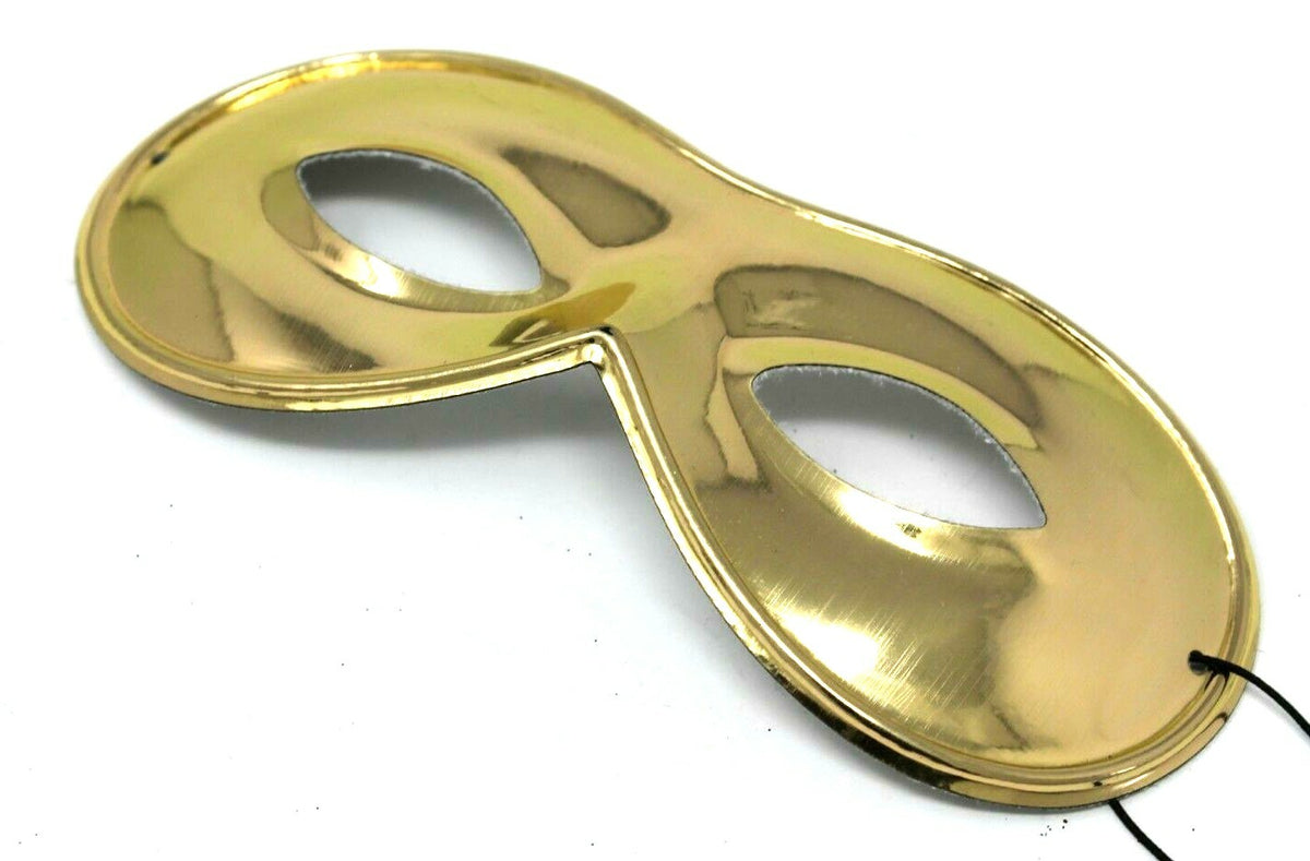 GOLD POCKET MASK SUPER VALUE VENETIAN MASQUERADE PARTY CARNIVAL BALL EYE