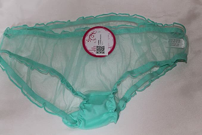 Ladies Sheer Mesh Transparent Net Sexy Knickers Panties Briefs Elasticated 8-12