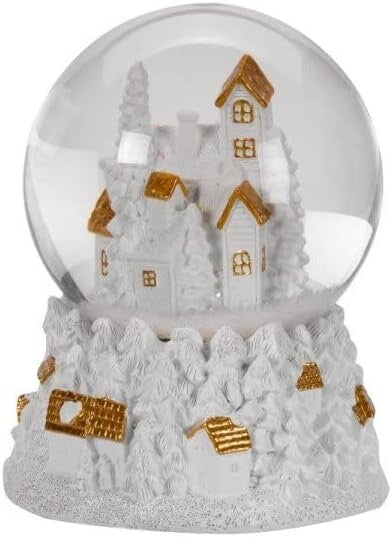 Musical Christmas Village Snow Globe