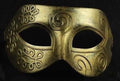 Choice of either Gold or Silver Roman Greek Mens Adult Masquerade Soldier Mask