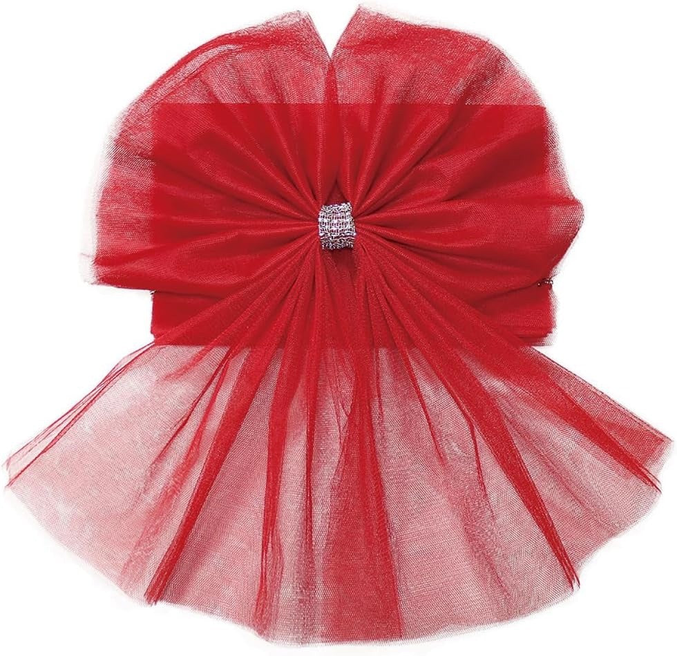 Delux Luxury Red Full Door Bow Christmas Bows Full Decoration Kit Ribbon Wrap