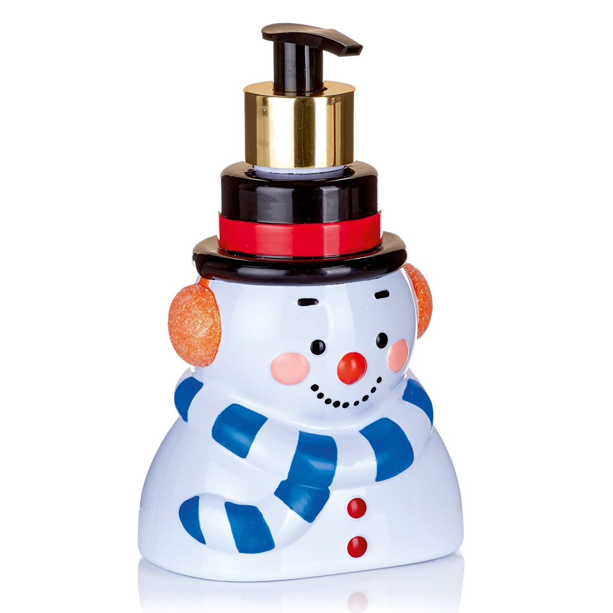 Christmas Snowman Design 300ml Soap Dispenser with Soap Novelty Decoration
