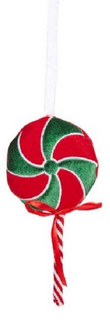 Choice of 2 Designs Christmas Tree Hanging Decoration Lollipop Candy 18cm Tall