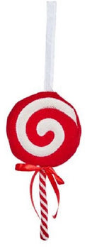 Choice of 2 Designs Christmas Tree Hanging Decoration Lollipop Candy 18cm Tall