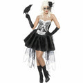 Witch Halloween Fancy Dress Skeleton Bones Outfit Dress and Hat Size 10 Zombie