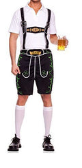 Mens Octoberfest Beer Festival Lederhosen Costume Oktoberfest L/XL 6' Tall