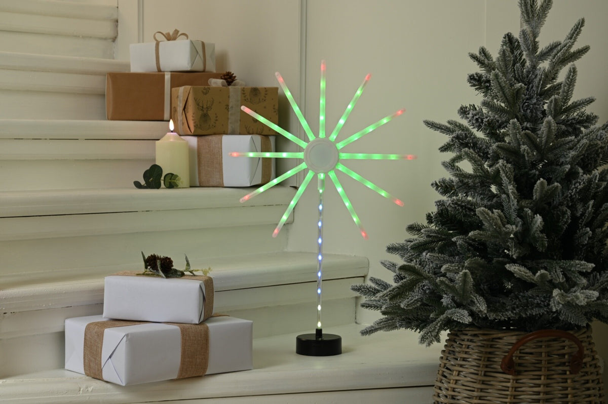Firework Star Light Decoration USB/Battery 57cm Colour Changing Multifunction
