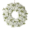 Large 50cm Diameter Festive Christmas Mistletoe Decorative Wreath Hessian Hanger