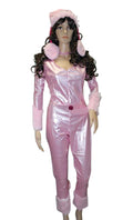 Fun Poodle Dog Costume Bodysuit Hat with Ear Muffs Belt & Choker Size 10-12