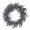 Large Realistic Artificial Floral Arrangement Lavender Herb Wreath 50cm Diameter
