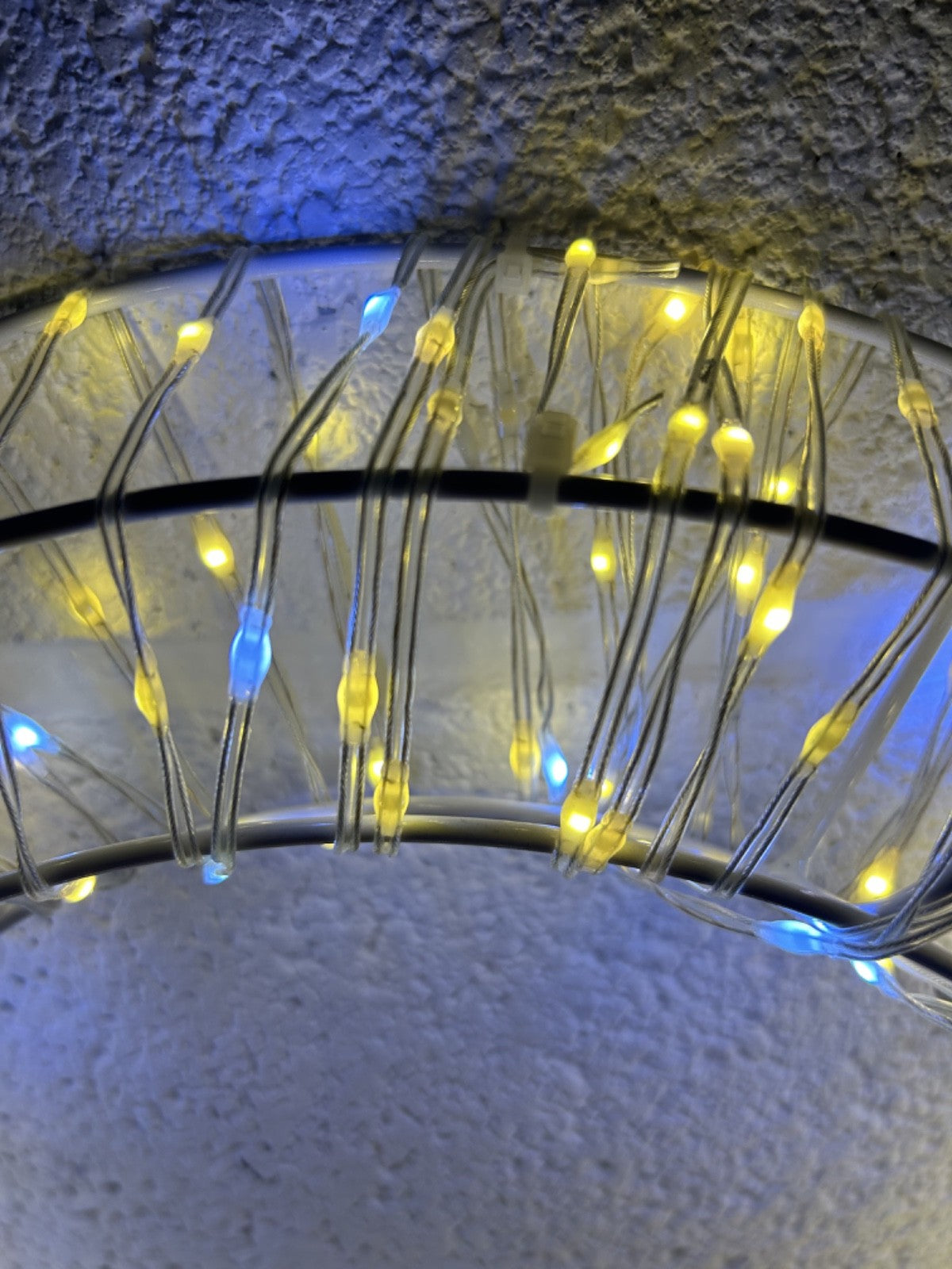 Arctic Sparkle 40cm 360 Warm White & White LEDs Wreath Circle Indoor or Outdoor