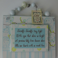 SPECIAL PURCHASE  BABY BOY SIGN Twinkle Twinkle Christening New Born Wall Plaque