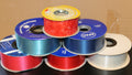 10 METRE WEDDING POLY RIBBON CRAFT FLOWER FLORISTRY 2 INCH (5cm) VARIOUS COLOURS