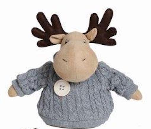 Choice of 3 Cute Freestanding Reindeer Ornament Figurine Door Stops 27cm Tall