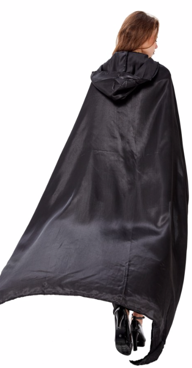 Ladies Halloween Vampire Witch Dark Queen Costume Elaborate Dress Size 10-12