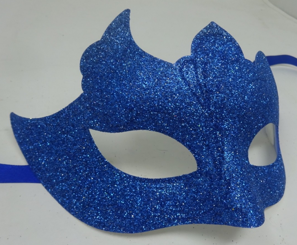 SPARKLING BLUE GOTHIC VENETIAN MASQUERADE CARNIVAL PARTY BALL PROM EYE MASK