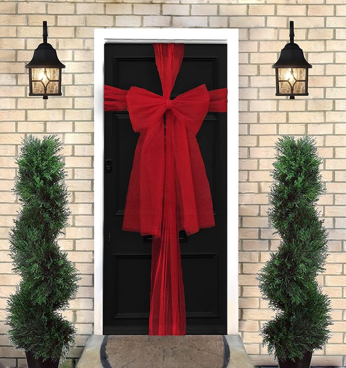 Front Door Bow Kit Christmas Wedding Traditional 9m Doors Decoration Festive