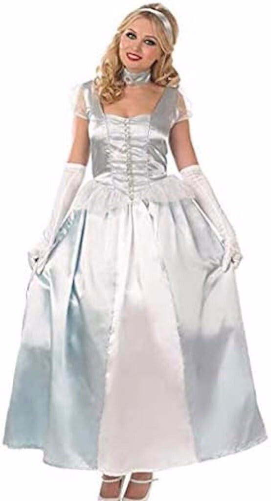 Fun Shack Ladies Fairy Tale Princess Costume/Outfit Size Small 8-10 Dress Choker