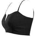 Choice of 3 Colours Summer Beach Wear Crop Cropped Top Zip Back 12-14
