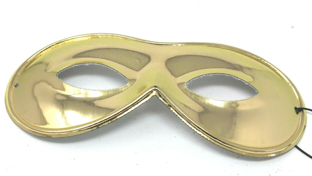 GOLD POCKET MASK SUPER VALUE VENETIAN MASQUERADE PARTY CARNIVAL BALL EYE