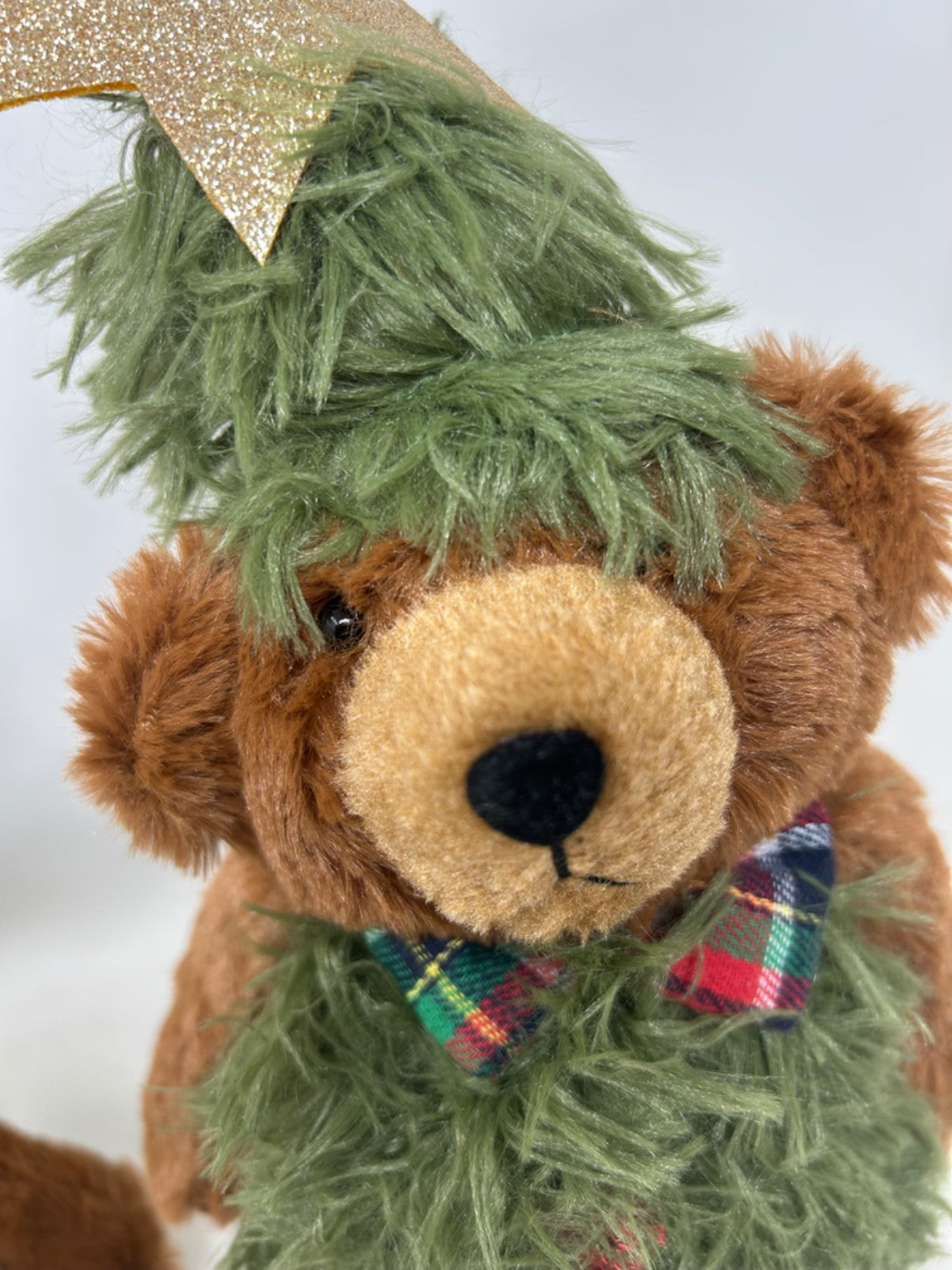 Choice 2 Designs Standing or Sitting Teddy Bear with a Gold Star Plush Supersoft