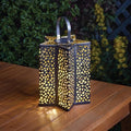Smart Solar Celeste Solar Powered LED Metal Lantern 24cm Tall Garden Lighting