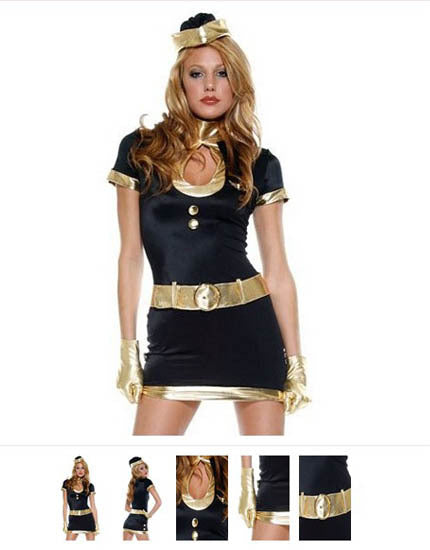 Ladies 6 Pieces Sexy Air Force Hostess/Space/Military Uniform/Costume Size 8-12