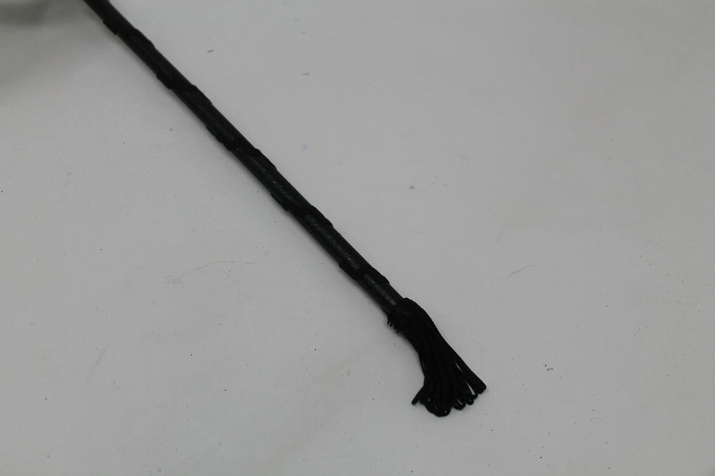 BLACK AND GOLD Venetian Carnival Masquerade Mask on a hand held stick