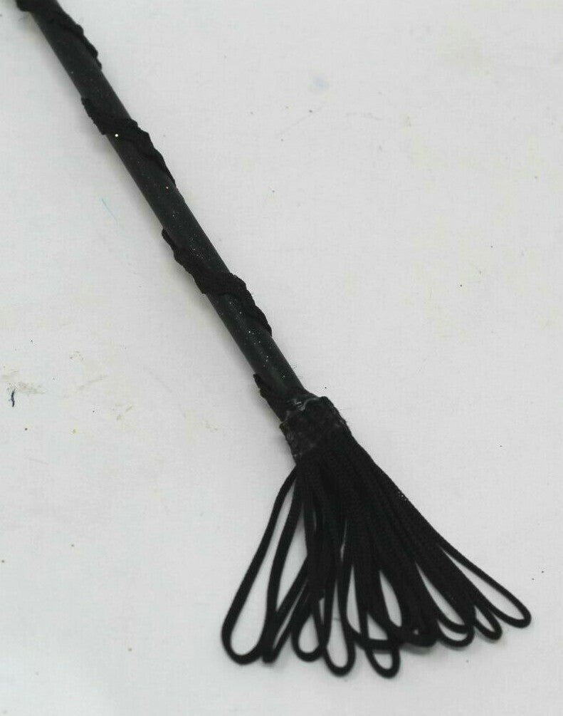 Black & Gold Venetian Masquerade Party Prom Carnival Eye Mask Hand Held Stick