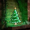 Christmas Tree Infinity Effect 3D LED Light 40cm Tall Freestanding Double Sided