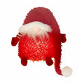 Light Up LED Santa Gonk Christmas Ornament with Long Floppy Red Hat 25cm Tall