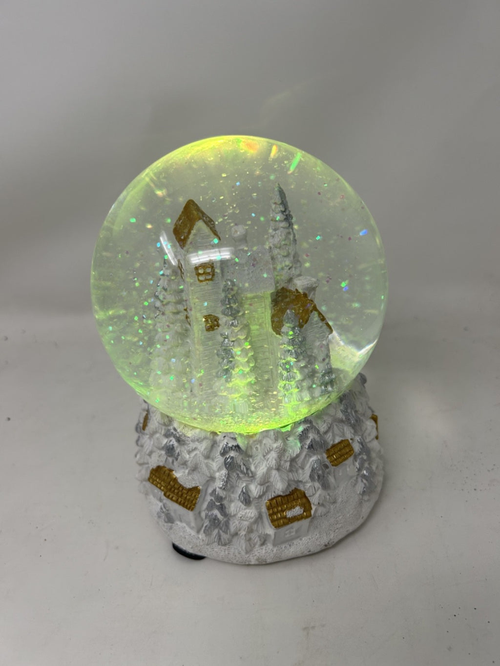 Musical Christmas Village Snow Globe