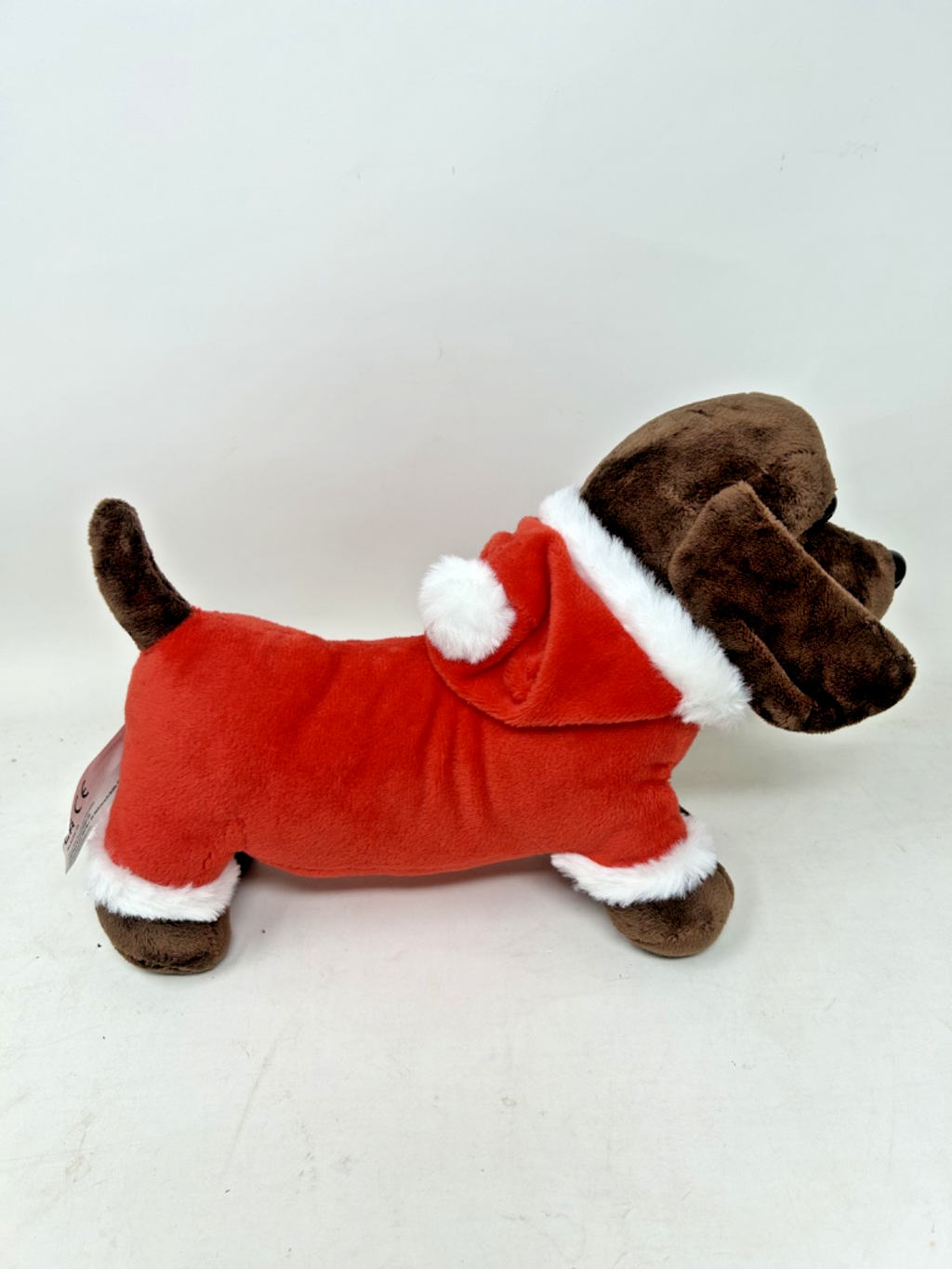 Super Soft Christmas Decoration Plush Santa Sausage Dog Dachshund  27cm Long