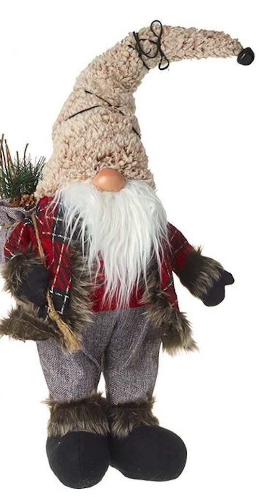 Choice of 2 Cute Large Christmas Freestanding LED Light Up Santa Gonk 53cmTall