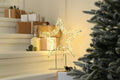 Festive 46cm Tall 720 Warm White LEDs Star Light on Stand Mains Powered 5m Cable
