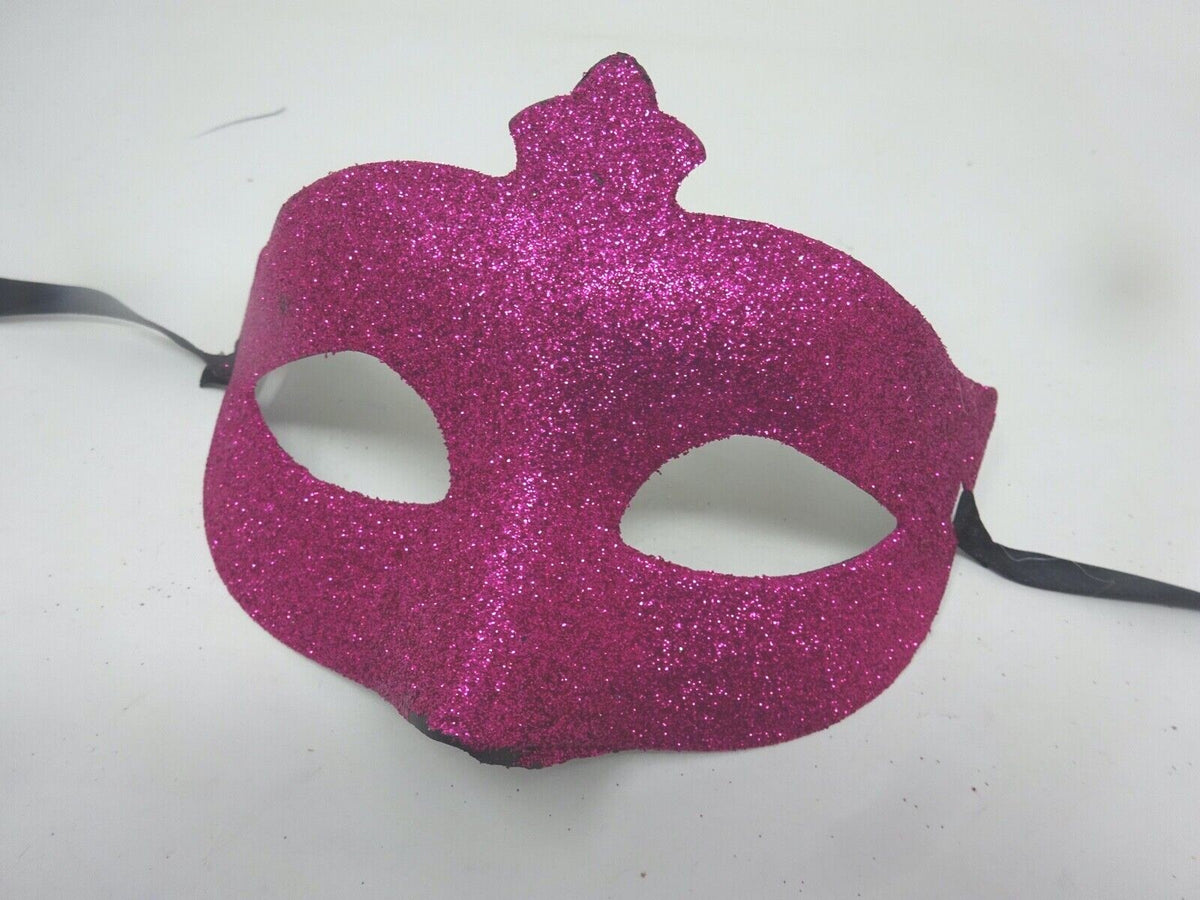 Choice of 3 Colours Glitter Venetian Masquerade Party Ball Carnival Eye Mask