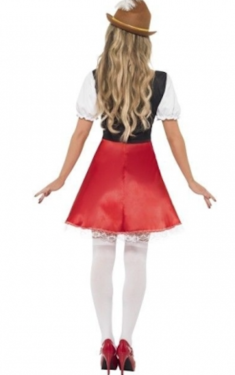 Ladies Octoberfest/Oktoberfest German Beer Festival Costume 12-14 Dress & Hat