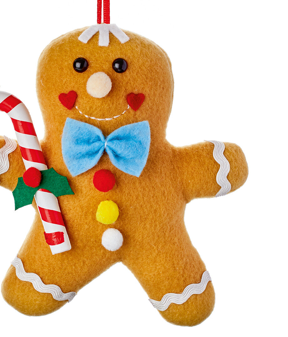 Choice of 3 Gingerbread People Christmas Tree Decoration 15cm High Gift Idea