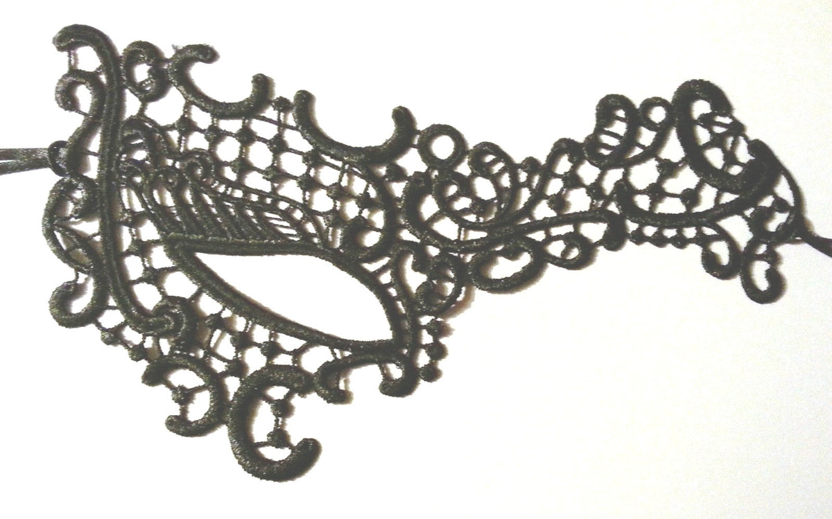 Ladies Lace Sexy Black Lace Half Face Phantom Nightclub Belly Dance Eye Mask