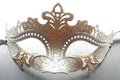 LADIES GOLD WHITE  RIALTO VENETIAN MASQUERADE PARTY CARNIVAL EYE PROM BALL MASK