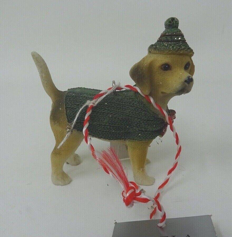 Choice of 4 Dog Hanging Christmas Decoration Chihuahua Beagle Labrador Bulldog