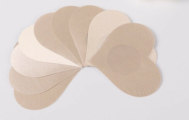 Choice of 3 Designs Disposable FabricAdhesive Breast Nipple Cover Nude