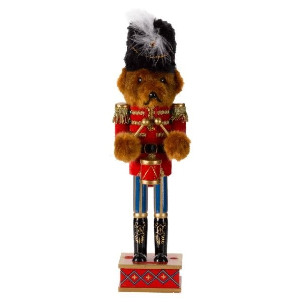 Teddy Parade Nutcracker Theme Figurine 39cm Tall Teddy Bear with Drum